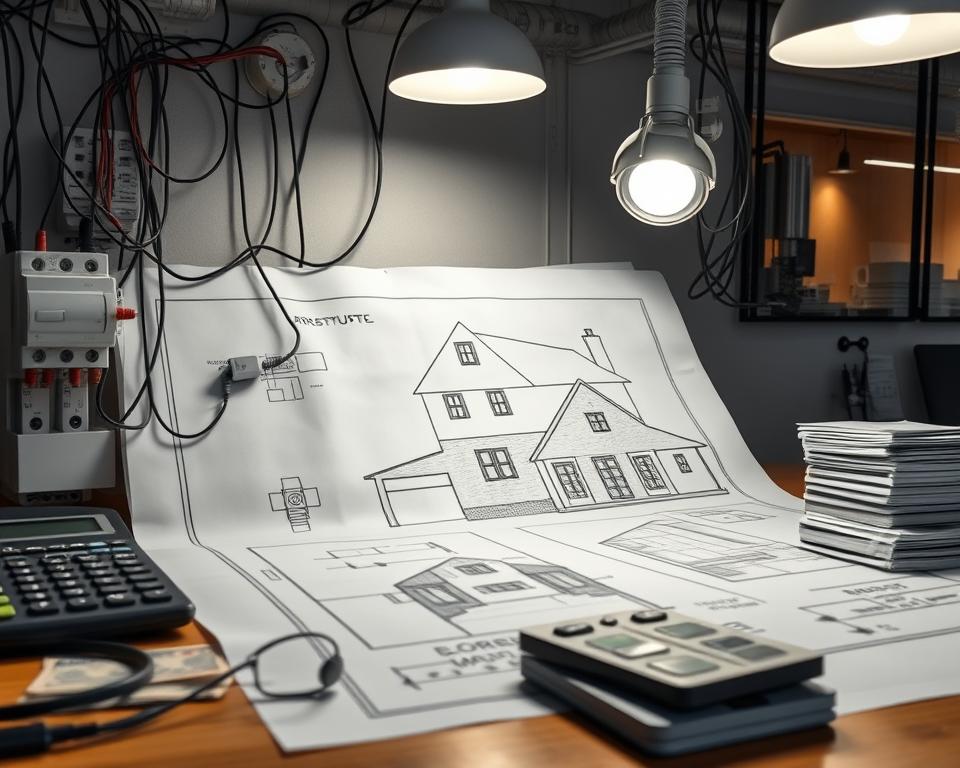 lighting installation new build home